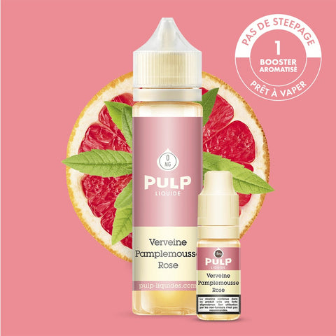 Pack Verveine Pamplemousse Rose PULP 60 mL en 3 mg/mL