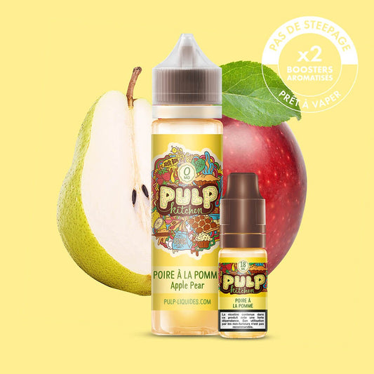 Pack Poire à la Pomme PULP Kitchen 60 mL en 6 mg/mL