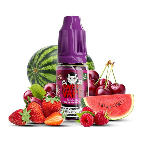 E-liquide Pinkman Watermelon Vampire Vape, flacon de 10 mL