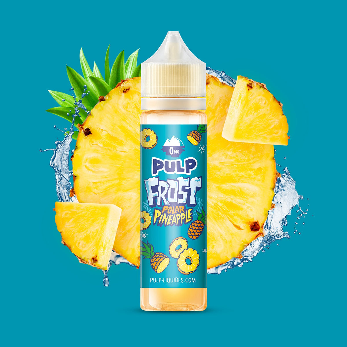 E-liquide Polar Pineapple PULP Frost, flacon de 50 mL