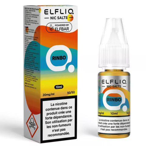 E-liquide Rinbo Elfbar Elfliq aux sels de nicotine, flacon de 10 mL