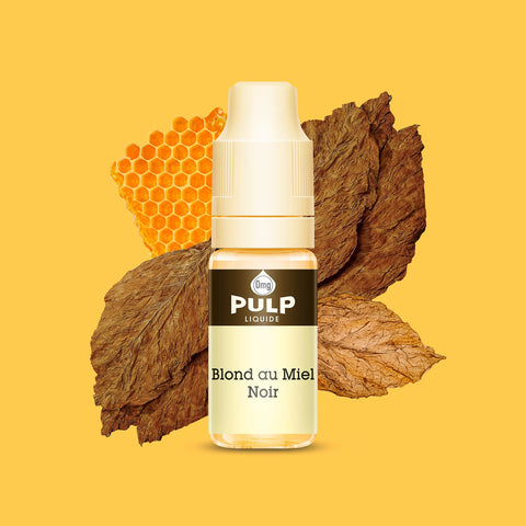 E-liquide Blond au Miel Noir PULP, flacon de 10 mL