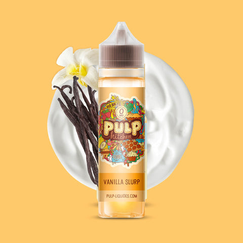 E-liquide Vanilla Slurp PULP Kitchen, flacon de 50 mL