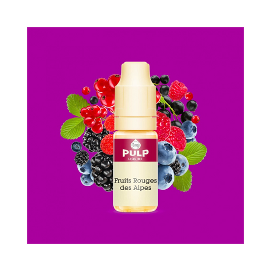 E-liquide Fruits Rouges PULP, flacon de 10 mL