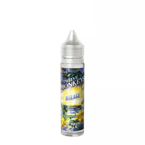 E-liquide Mirage Twelve Monkeys, flacon de 50 mL