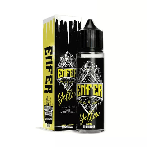 E-liquide Yellow Vape 47 Enfer, flacon de 50 mL