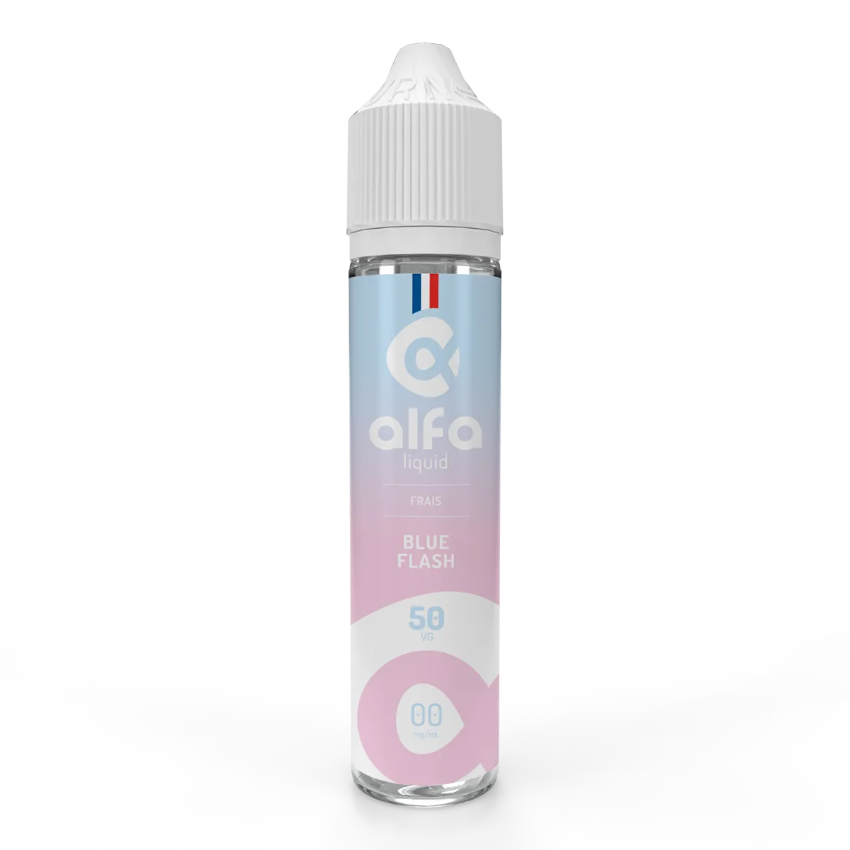 E-liquide Blue Flash Alfaliquid, flacon de 50 mL