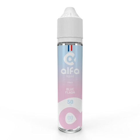 E-liquide Blue Flash Alfaliquid, flacon de 50 mL