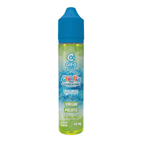 E-liquide Virgin Mojito Alfaliquid Granita, flacon de 50 mL