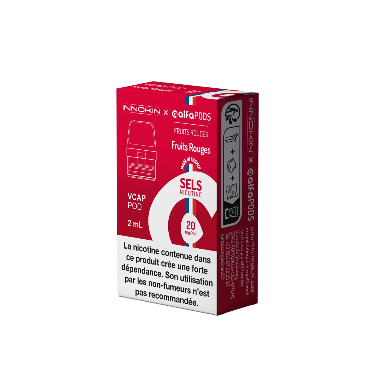 Cartouche Fruits Rouges Alfaliquid VCap