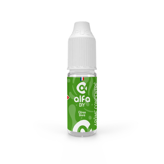 Arôme concentré Citron Givré AlfaDIY, flacon de 10 mL