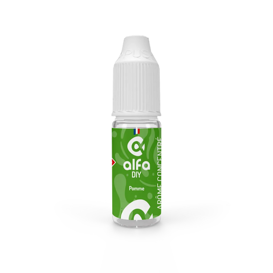 Arôme concentré Pomme AlfaDIY, flacon de 10 mL