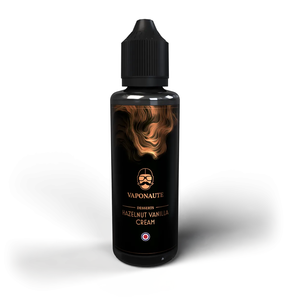 E-liquide Hazelnut Vanilla Cream Vaponaute Paris, flacon de 100 mL