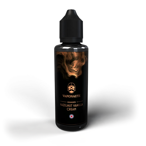 E-liquide Hazelnut Vanilla Cream Vaponaute Paris, flacon de 100 mL