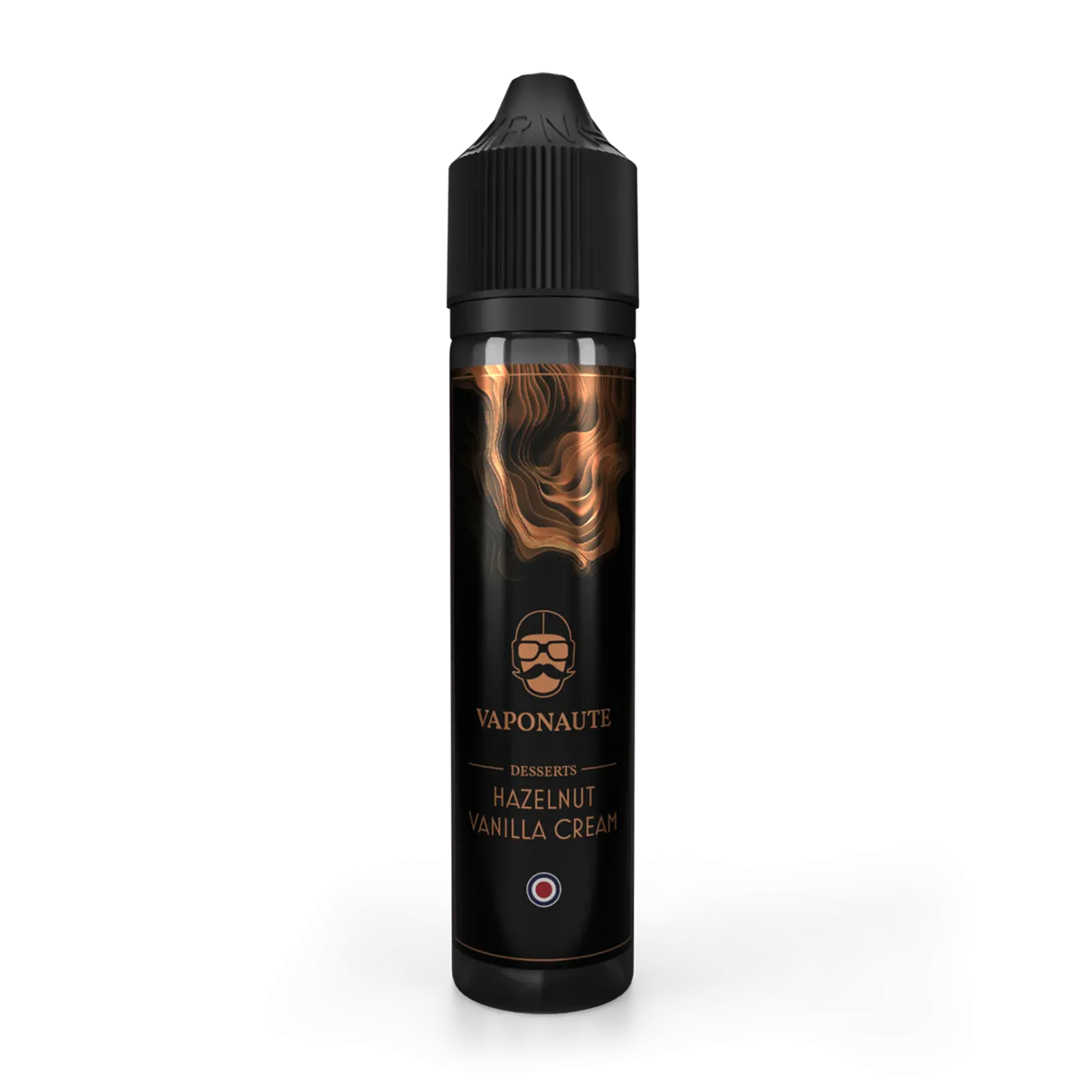 E-liquide Hazelnut Vanilla Cream Vaponaute Paris, flacon de 50 mL