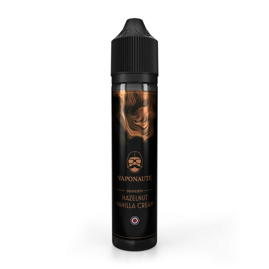 E-liquide Hazelnut Vanilla Cream Vaponaute Paris, flacon de 50 mL
