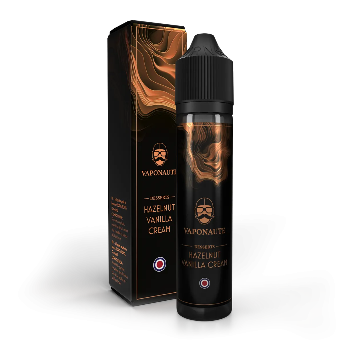 E-liquide Hazelnut Vanilla Cream Vaponaute Paris, 50 mL : pack