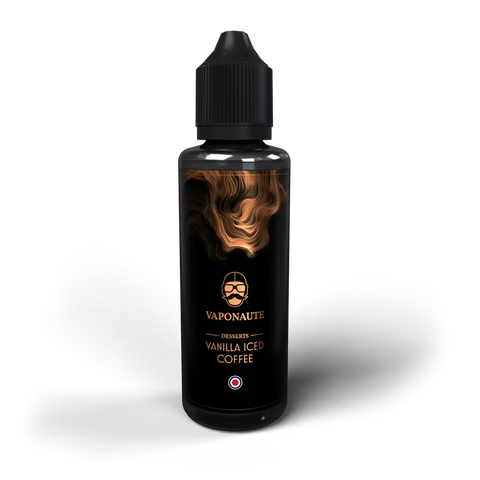 E-liquide Vanilla Iced Coffee Vaponaute Paris, flacon de 100 mL