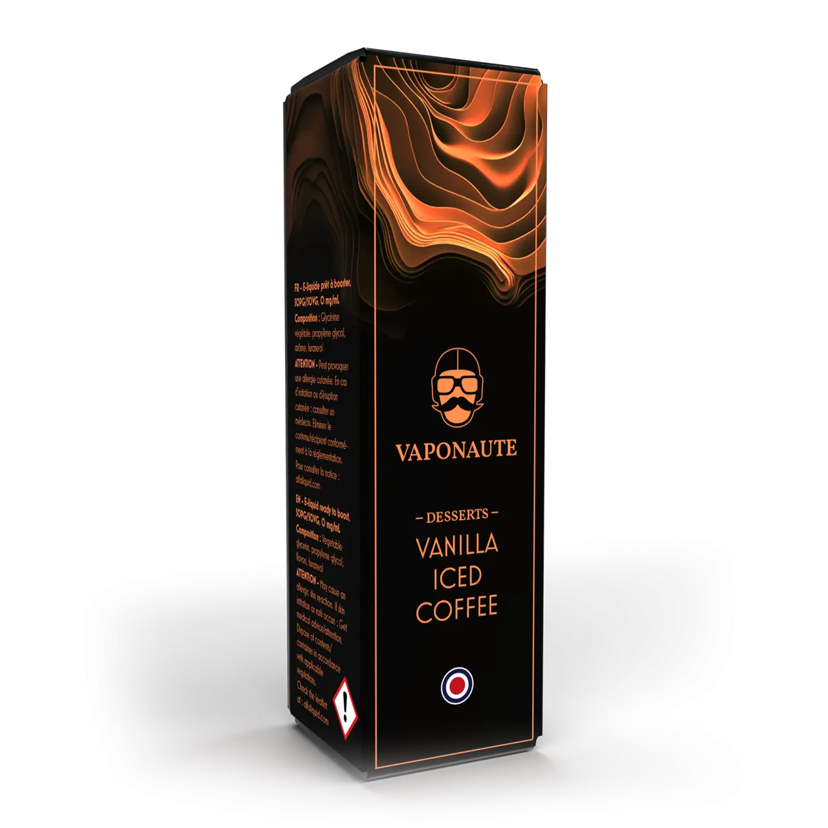 E-liquide Vanilla Iced Coffee Vaponaute Paris, 100 mL : étuis