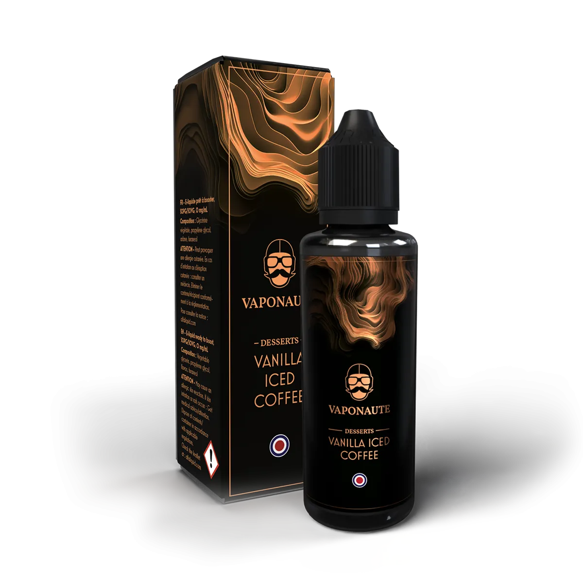 E-liquide Vanilla Iced Coffee Vaponaute Paris, 100 mL : pack