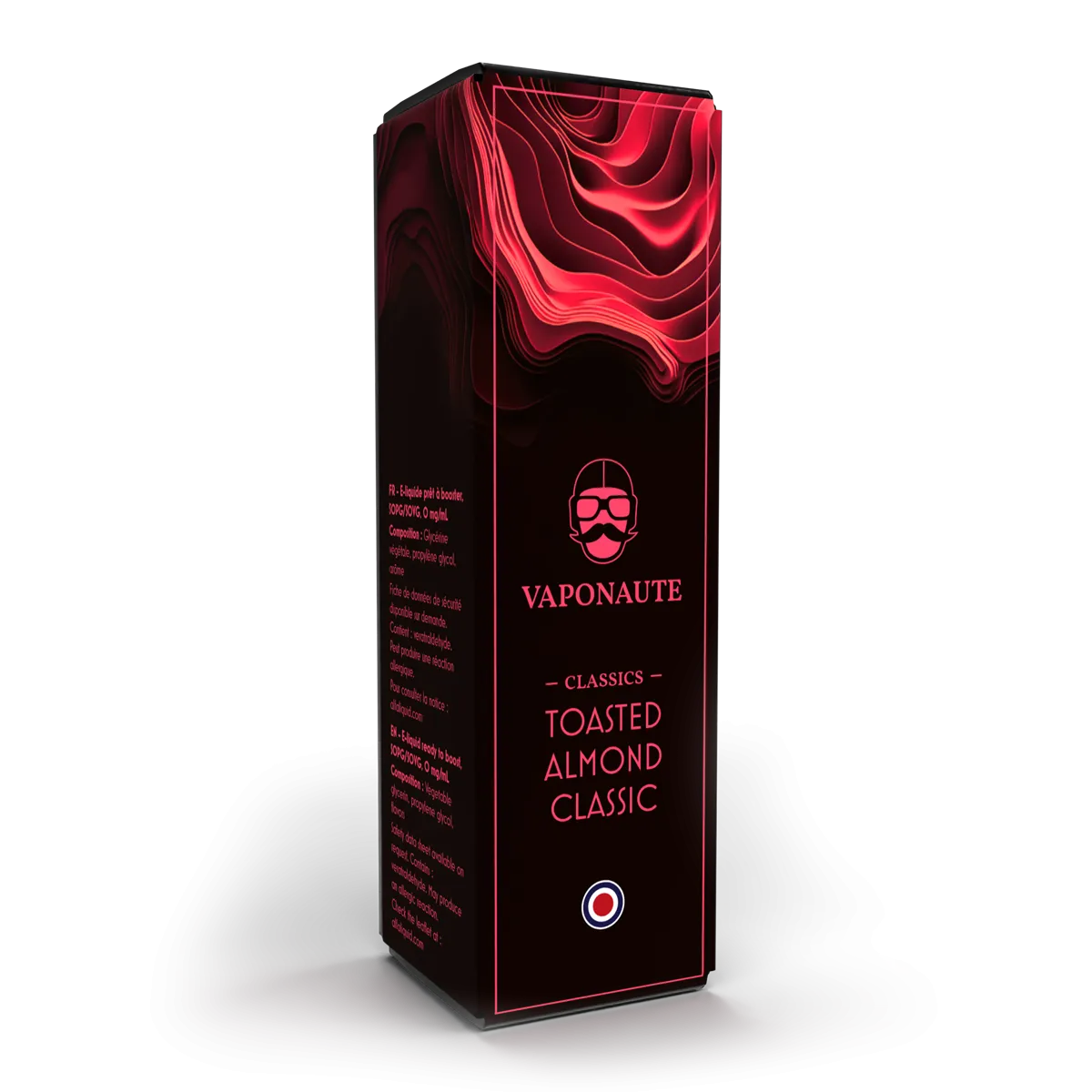 E-liquide Toasted Almond Classic Vaponaute Paris, 100 mL : étuis