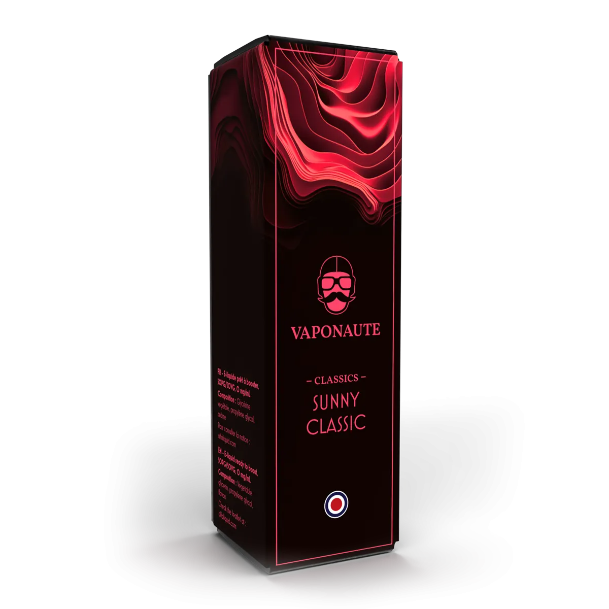 E-liquide Sunny Classic Vaponaute Paris, 100 mL : étuis