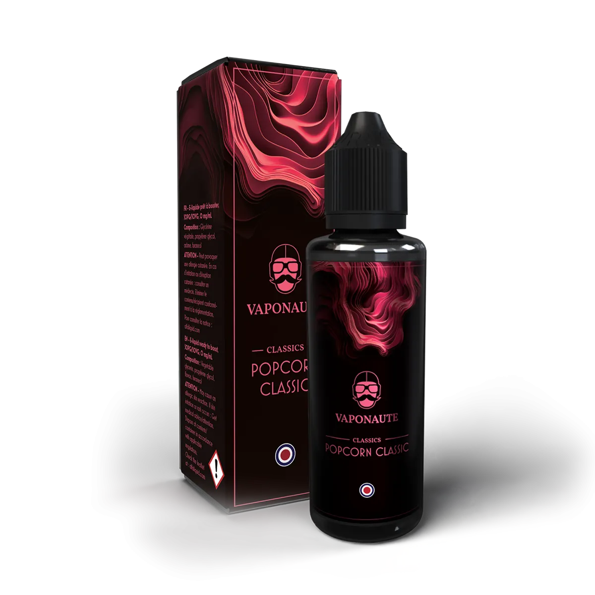E-liquide Popcorn Classic Vaponaute Paris, 100 mL : pack