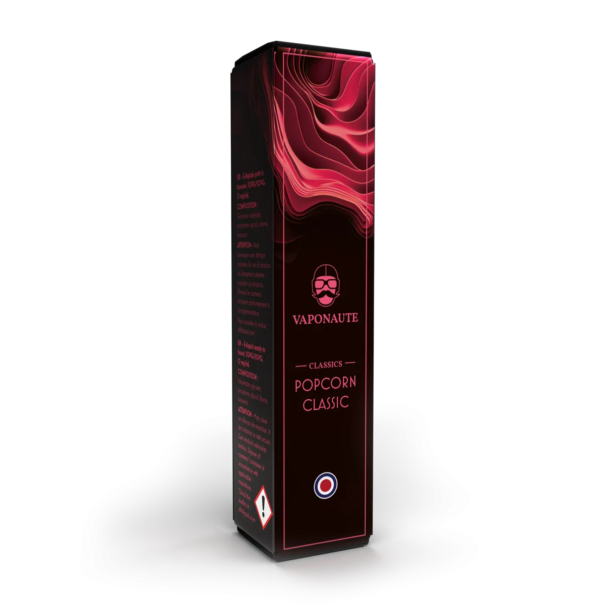 E-liquide Popcorn Classic Vaponaute Paris, 50 mL : étuis