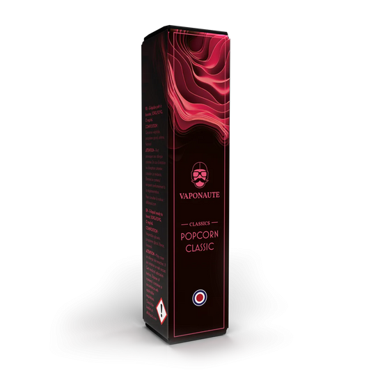 E-liquide Popcorn Classic Vaponaute Paris, 50 mL : étuis