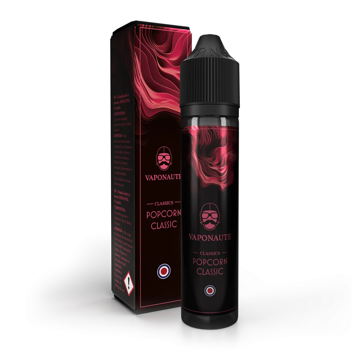 E-liquide Popcorn Classic Vaponaute Paris, 50 mL : pack