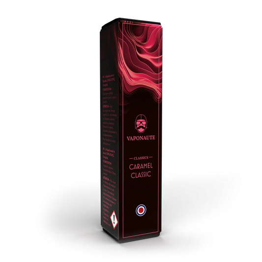 E-liquide Caramel Classic Vaponaute Paris, 50 mL : étuis