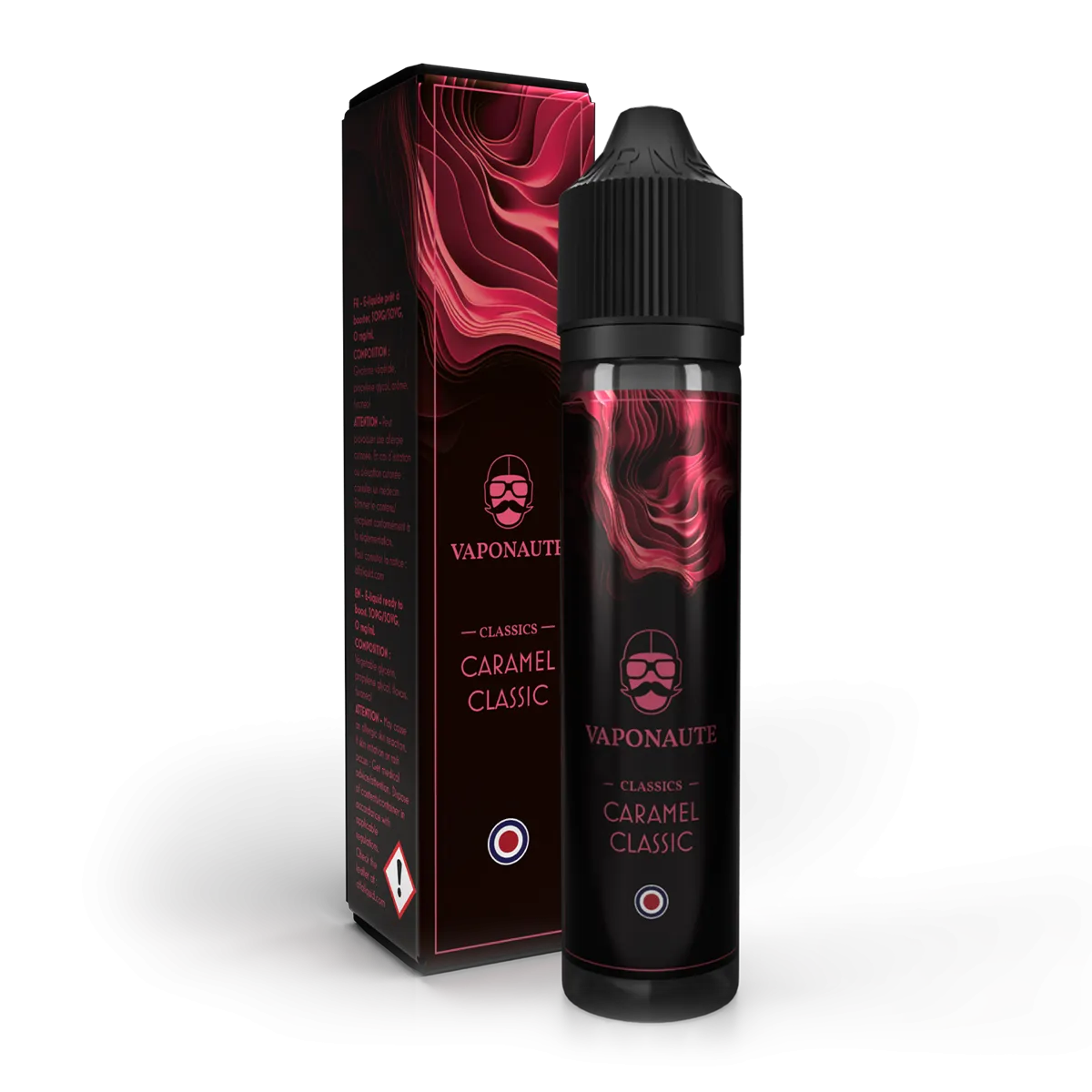 E-liquide Caramel Classic Vaponaute Paris, 50 mL : pack