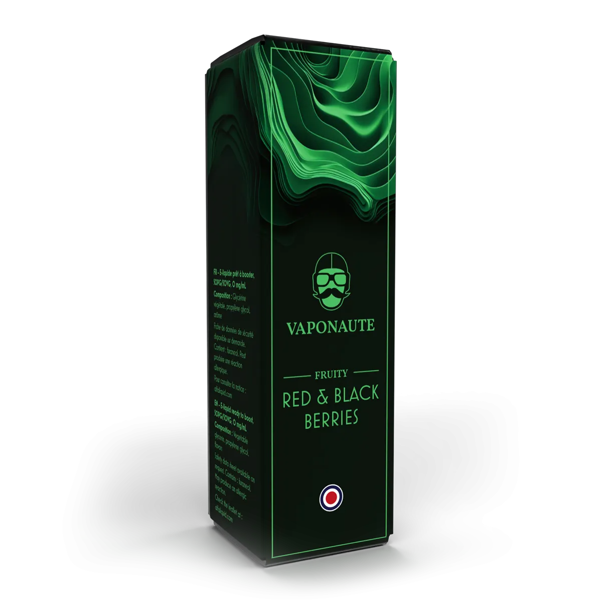E-liquide Red & Black Berries Vaponaute Paris, 100 mL : étuis
