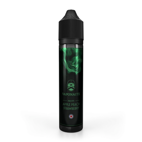 E-liquide Apple Peach Strawberry Vaponaute Paris, flacon de 50 mL