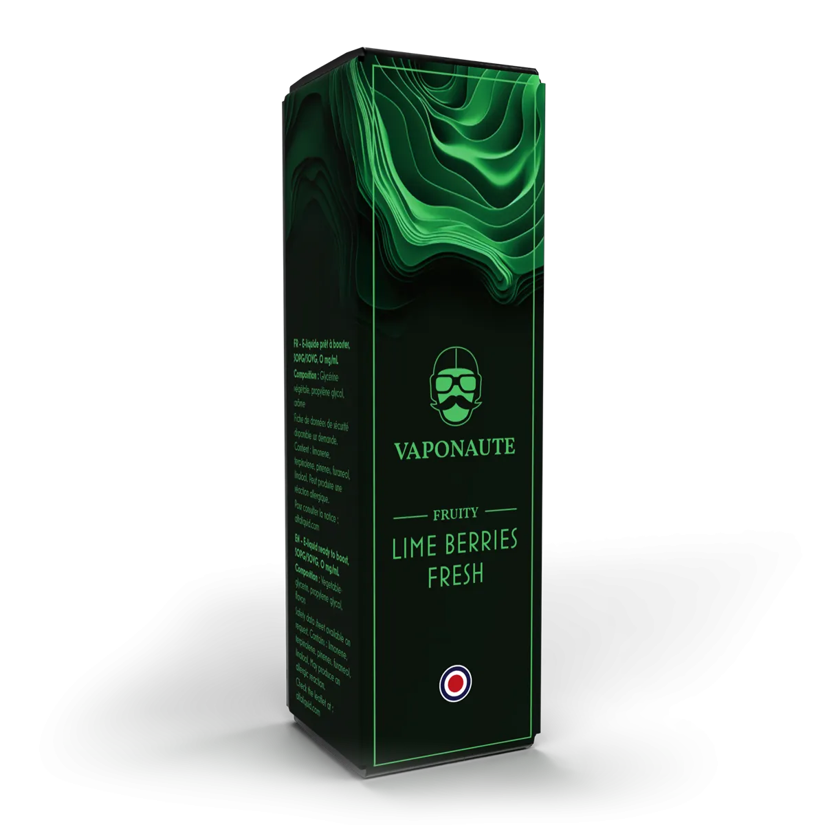 E-liquide Lime Berries Fresh Vaponaute Paris, 100 mL : étuis