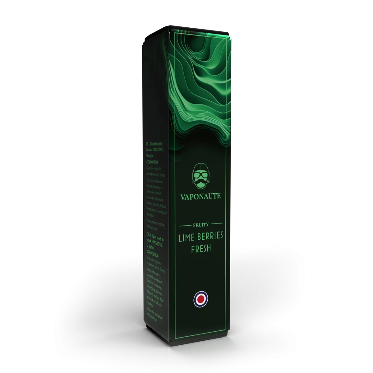 E-liquide Lime Berries Fresh Vaponaute Paris, 50 mL : étuis