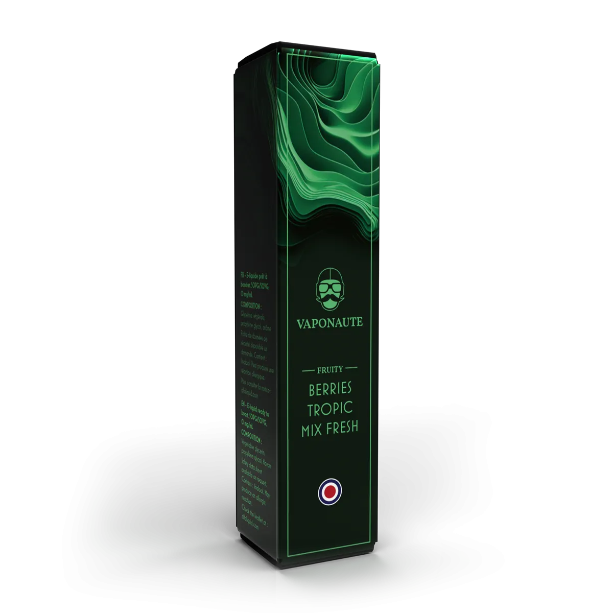 E-liquide Berries Tropic Mix Fresh Vaponaute Paris, 50 mL : étuis