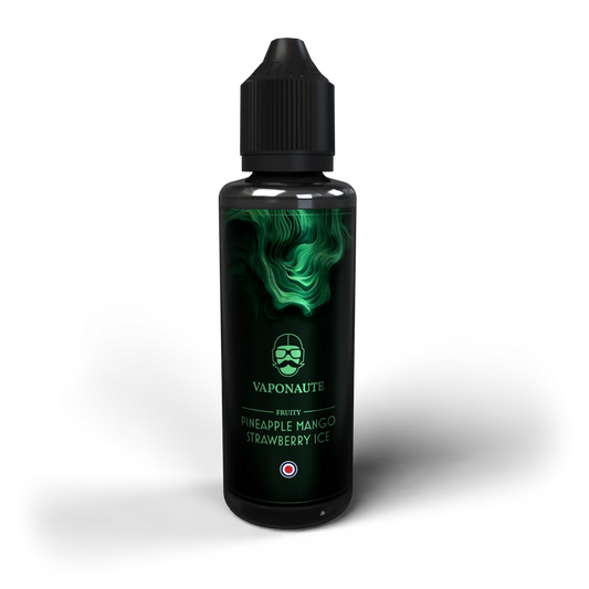 E-liquide Pineapple Mango Strawberry Ice Vaponaute Paris, flacon de 100 mL