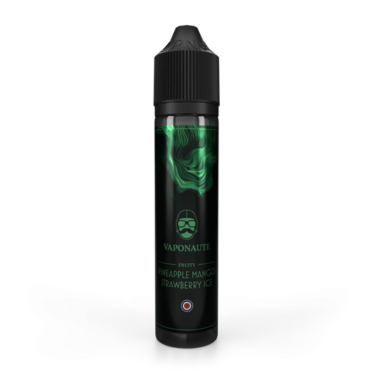 E-liquide Pineapple Mango Strawberry Ice Vaponaute Paris, flacon de 50 mL