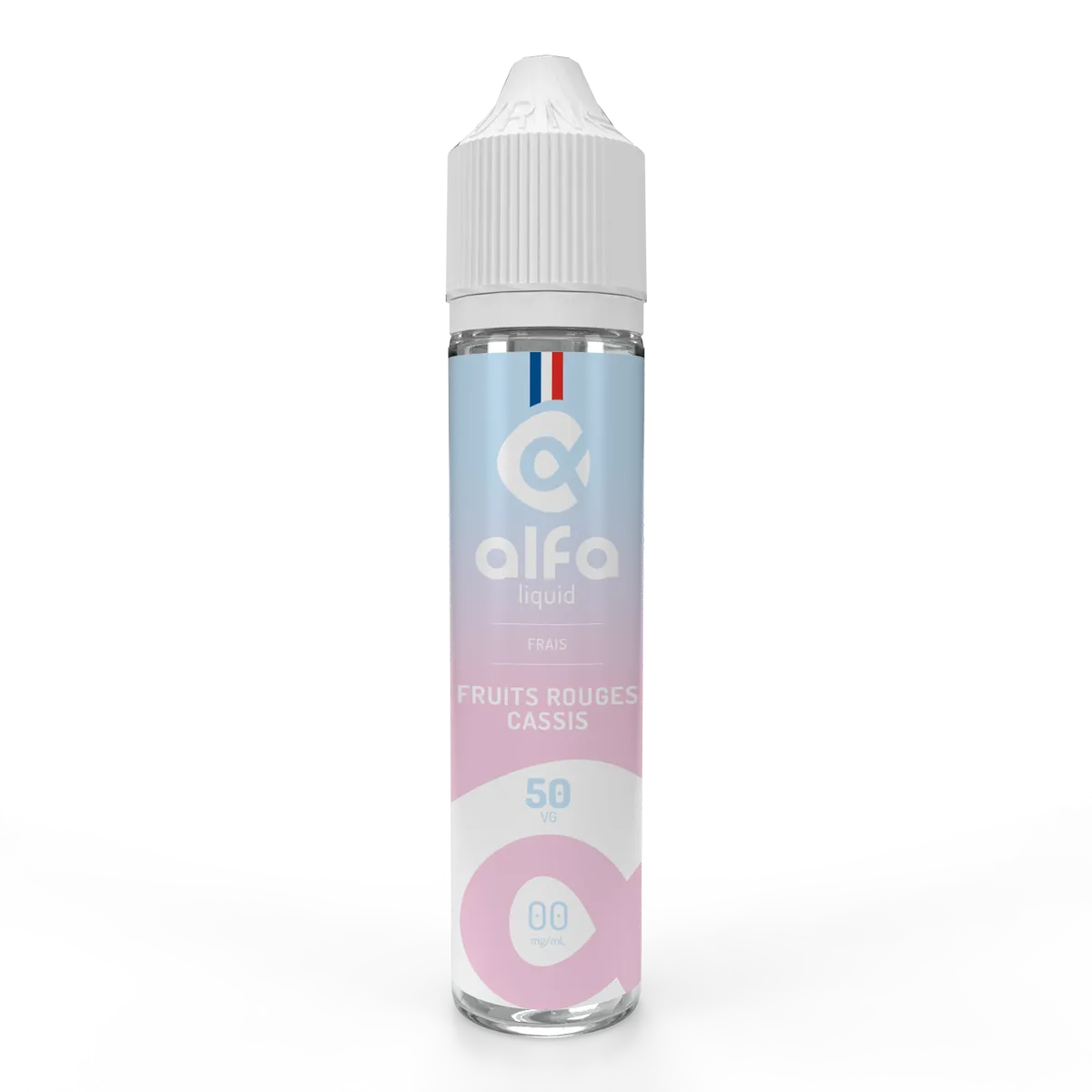 E-liquide Fruits Rouges Cassis Alfaliquid, flacon de 50 mL
