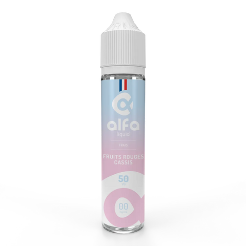 E-liquide Fruits Rouges Cassis Alfaliquid, flacon de 50 mL