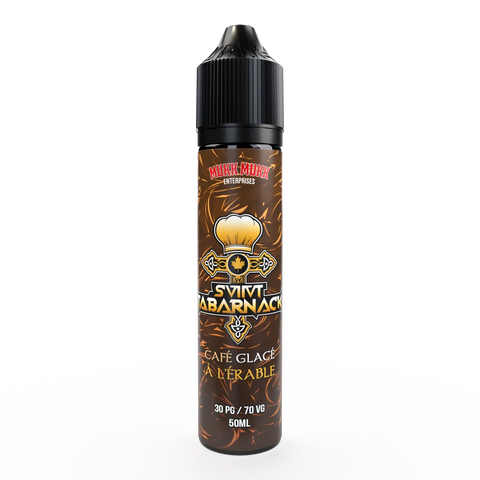 E-liquide Café Glacé Érable Mukk Mukk Svint Tabarnack, flacon de 50 mL