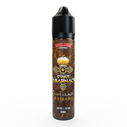 E-liquide Café Glacé Érable Mukk Mukk Svint Tabarnack, flacon de 50 mL