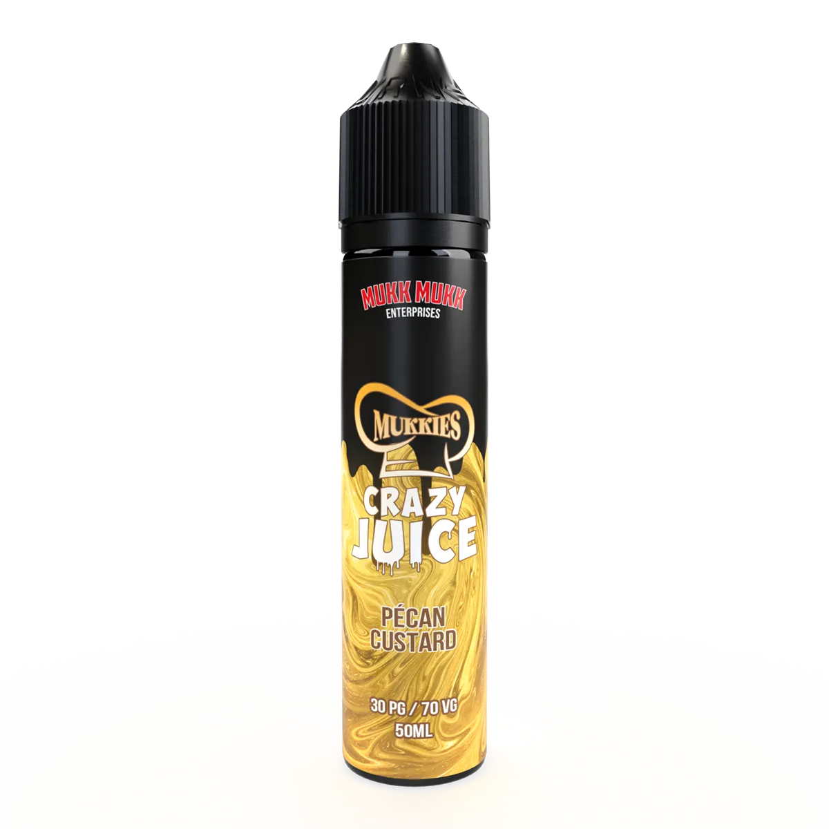 E-liquide Pecan Custard Mukk Mukk Mukkies, flacon de 50 mL