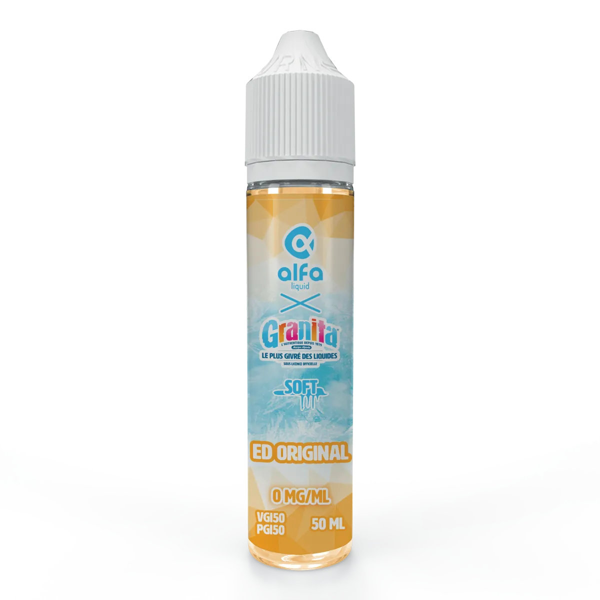 E-liquide ED Original Alfaliquid Granita Soft, flacon de 50 mL