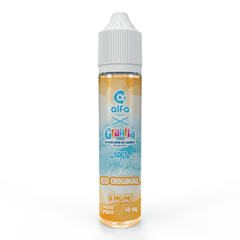 E-liquide ED Original Alfaliquid Granita Soft, flacon de 50 mL