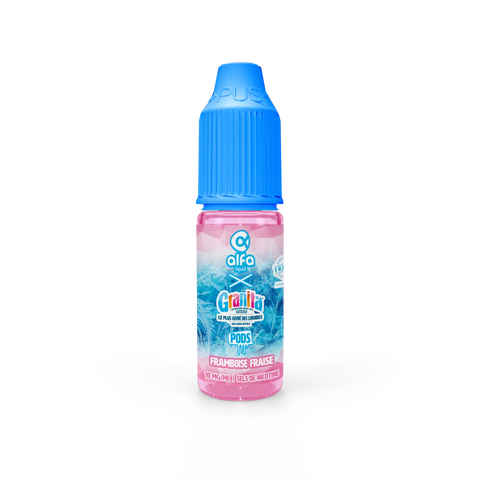 E-liquide Framboise Fraise Alfaliquid Granita Pods, flacon de 10 mL