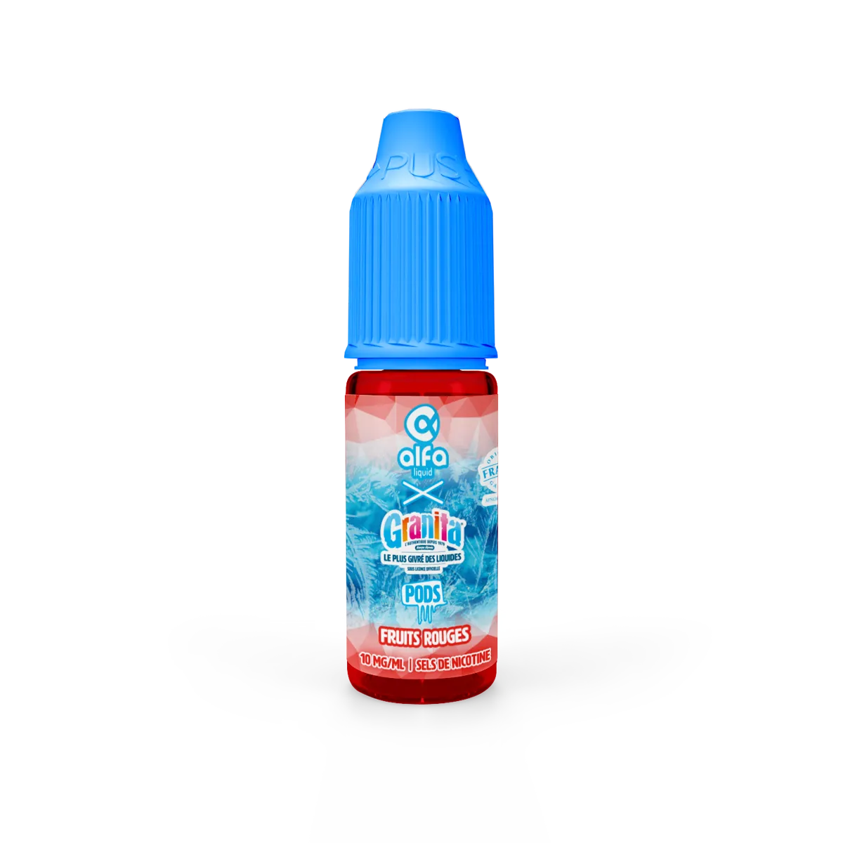 E-liquide Fruits Rouges Alfaliquid Granita Pods, flacon de 10 mL