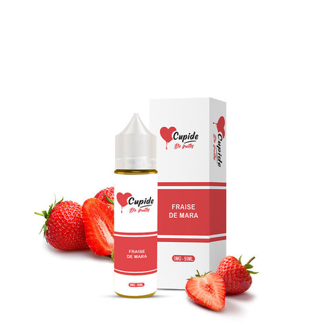 E-liquide Fraise de Mara FUEL Cupide, flacon de 50 mL