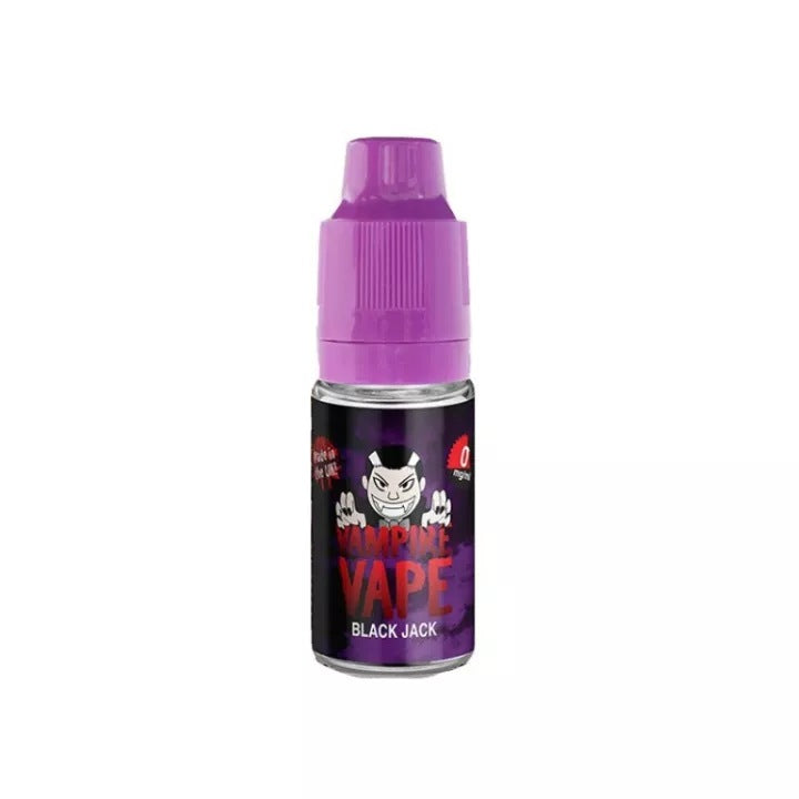 E-liquide Black Jack Vampire Vape, flacon de 10 mL